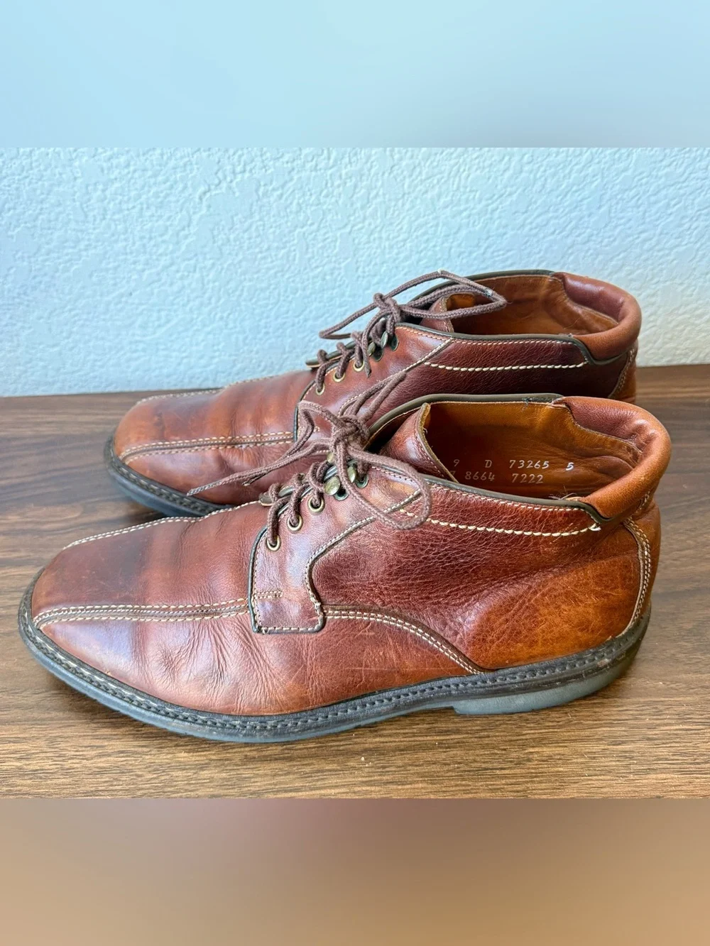 Allen Edmonds Brown Leather Chukka Boots